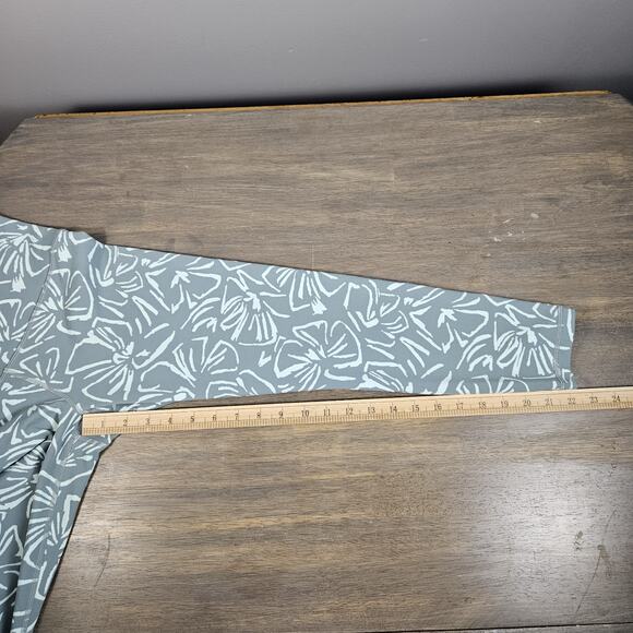 Athleta Women's Leggings Elation Textured 7/8 Tight Medium Floral Print - Picture 8 of 8